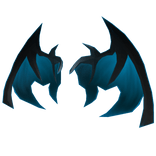 Blue Vampire Wings