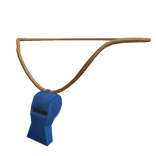 Blue Whistle Necklace