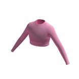 Blueberry 90s Summer Long Sleeve Top - Pink