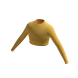 Blueberry 90s Summer Long Sleeve Top - Yellow