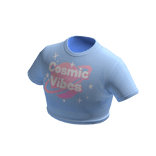 Blueberry 90s Summer Top - Cosmic Vibes