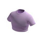 Blueberry 90s Summer Top - Pastel Purple