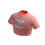 Blueberry 90s Summer Top - Peace