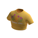 Blueberry 90s Summer Top - Summer Vibes