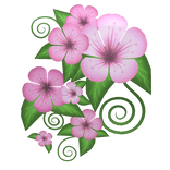 Body Stickers: Tropical Flower