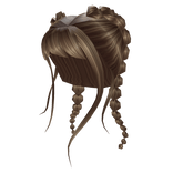 Bow Braids & Wispy Bangs