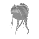 Bow Braids & Wispy Bangs