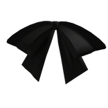 Bow Front Ribbon - Black