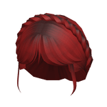 Braided Rave’N Updo in Red