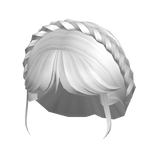 Braided Rave’N Updo in White