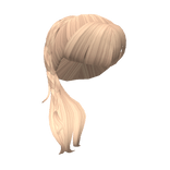 Braided Side-Ponytail w/ Bangs (Blonde)