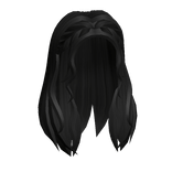 Braided Wavy Hair in Black