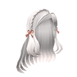 Braided White Hair