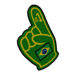 Brazil Foam Hand