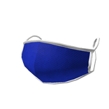 Bright Blue Fabric Mask 