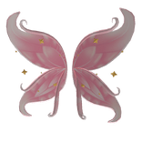 Bright fairy wings pink