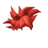 Bright Red Pink Spiky Anime Hair