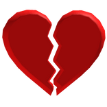 Broken Heart (Red)