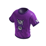 Broken Hearted Bear 💔🧸 Ringer Tee Purple