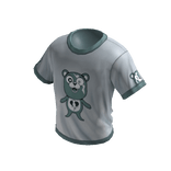 Broken Hearted Bear 💔🧸 Ringer Tee White