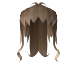 Brown & Blonde Anime Flowy Hair