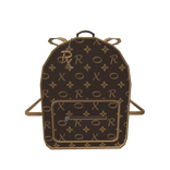 Brown and Gold Luxury Backpack 