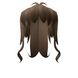 Brown Anime Flowy Hair