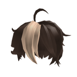 Brown + Blonde Short Messy Anime Hair