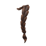 Brown Braid Hair Extension (Front)