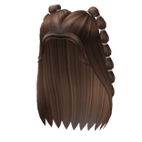 Brown Bubble Braids Hair