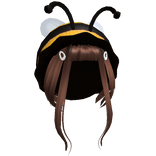 Brown Bumblebee Girl Beanie