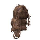 Brown Curly High Ponytail🍉