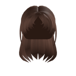 Brown Fairy Ponytail With Curly Bangs