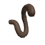 Brown Fluffy Cat Tail