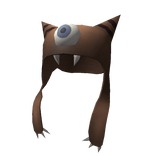 Brown Goofy Alien Beanie