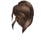 Brown Half Up Ponytail