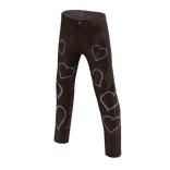Brown Heart Jeans