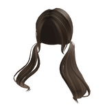 Brown Low Pigtails