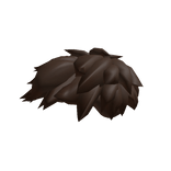 Brown  Messy Anime Hair