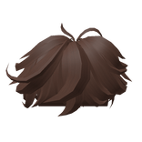 Brown Messy Fluffy Hair