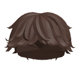 Brown Messy Front Swoop