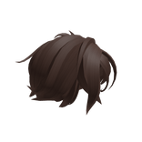 Brown Messy Side Part