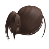 Brown Pinned Y2K Bun