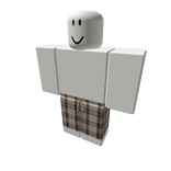 brown plaid pants (m)