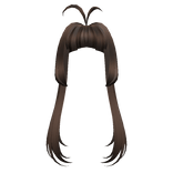 Brown Popular Long Loose Anime Hair Bangs