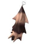 Brown Raccoon Tail Key Chain