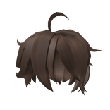 Brown Short Messy Anime Hair