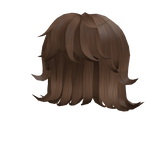 Brown Short Wolf Cut