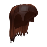 Brown Side Shaved Mullet