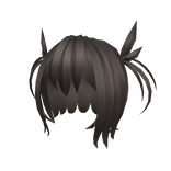 Brown Small Pigtails Anime Hair